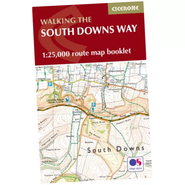 The South Downs Way Map Booklet : 1:25,000 OS Route Mapping (Paperback) Z1