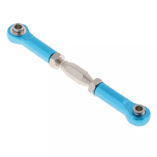 Adjustable Servo Linkage Pulling Steering Rods Arms For 1/10 HSP Car Blue