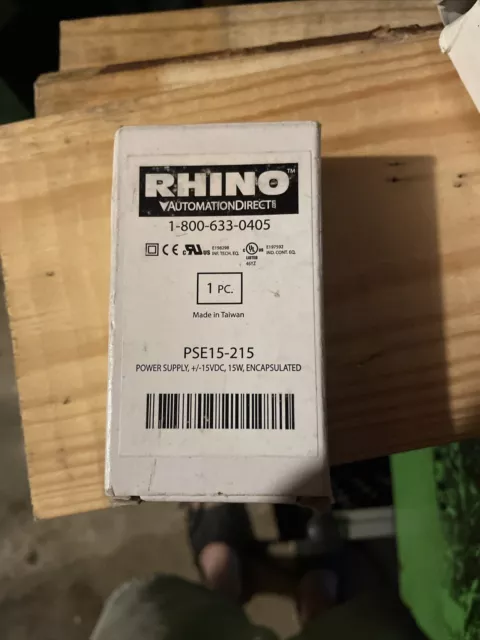 Rhino Automation Direct PSE15-215 Power Supply 100-240VAC