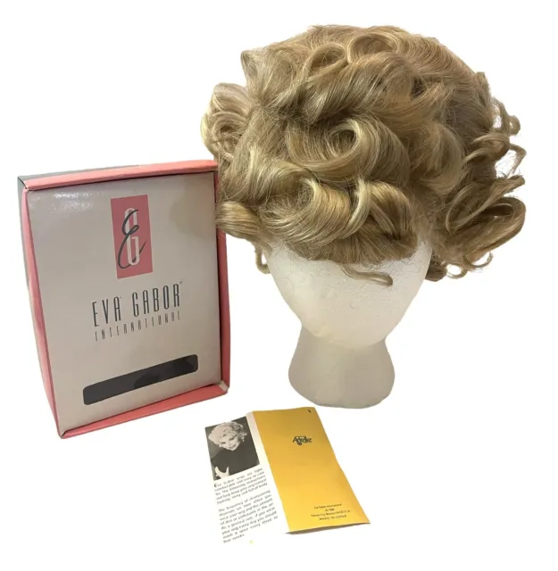 EVA GABOR International Vintage Ready To Wear Short Curls TESS 1988 W/ Tag Box
