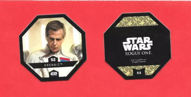 Carte Leclerc Star Wars "Rogue One" N°52 - Krennic - 2016