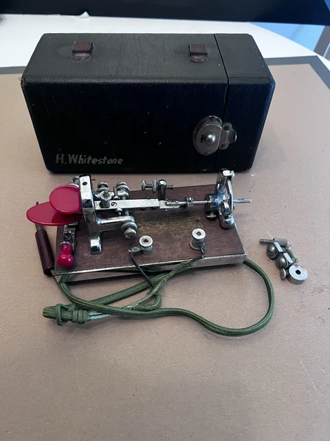 Bug Vibroplex Blue Racer Deluxe – Clé Télégraphique Morse – Occasion USA