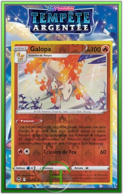 Galopa Reverse - EB12:Silver Storm - 022/195 - New French Pokemon Card