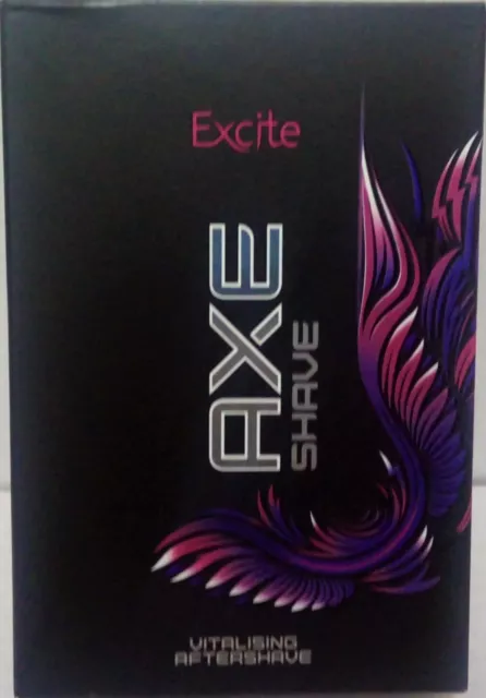 Axe Excite After Shave Men Nuovo 100Ml / 3.4 Fl. Oz New With Box (Us)