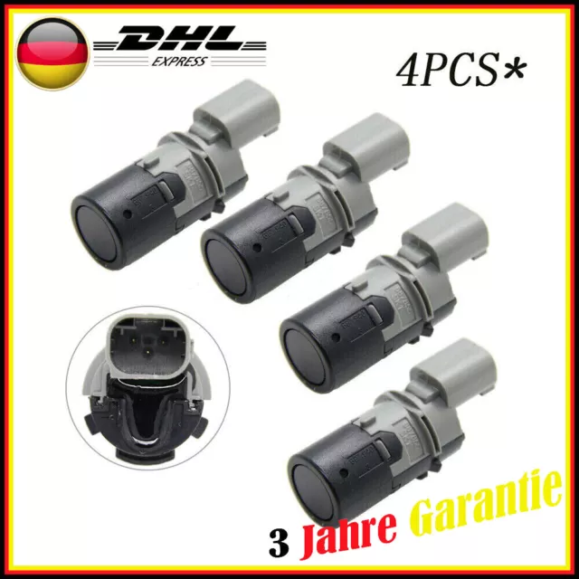 4x 66206989069 PDC PARKSENSOR EINPARKHILFE VORNE HINTEN Für BMW E60 E61 E39 WA