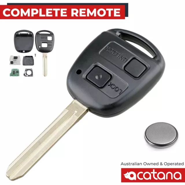 Complete Remote Car Key for Toyota Prado Kluger Avensis 2004 - 2007 433MHz 4D67