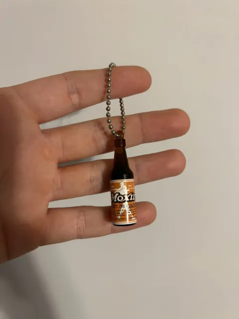 Vintage Moxie Bottle Keychain