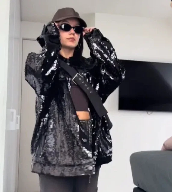 Giacca glitter zara hotsell