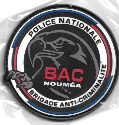 ECUSSON PVC POLICE NATIONALE BAC NOUMEA NOUVELLE LLE CALEDONIE EUR 10