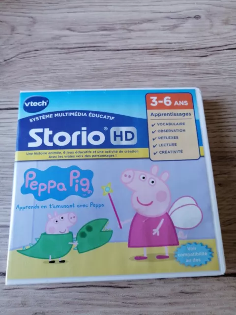 VTech Jeu HD Storio PEPPA Pig Version Française