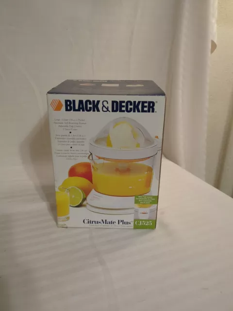  Black+Decker CJ525 CitrusMate Plus Citrus Juicer: Electric Citrus  Juicers: Home & Kitchen