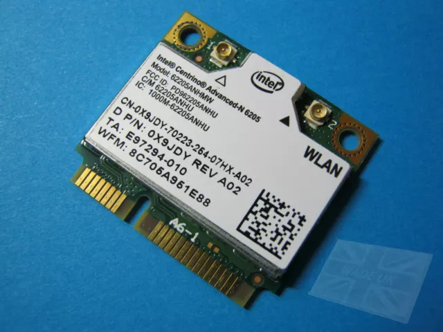 Intel Centrino Advanced -N 6205 300Mbps Dual Band Mini PCIE WIFI Card 62205ANHMW