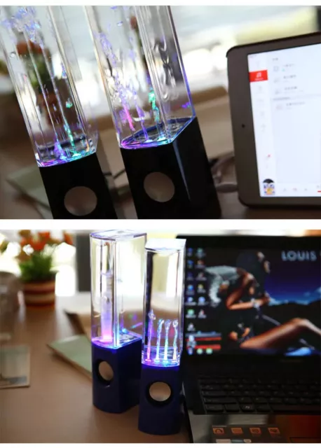 Wireless Dancing Water Speaker LED Light Fountain Speaker Home Party 3