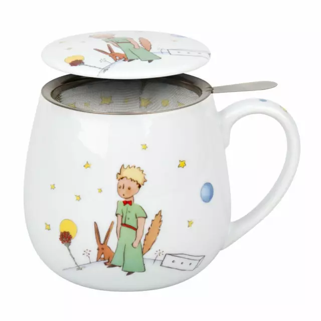 Könitz Le Petit Prince Secret FR Becher Tasse Teetasse mit Sieb und Decke 420ml
