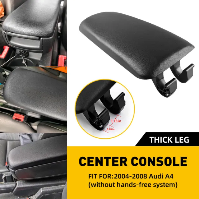 Lid center armrest black leather armrest new armrest fits Audi A4 A