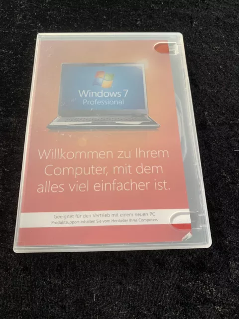 Windows 7 Professional SP1,  64 bit ,Holo DVD, OEM Vollversion mit MwSt Rechnung