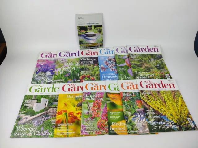 RHS The Garden Magazine - Jan - Dec 2012 Full Year Royal Horticultural Society