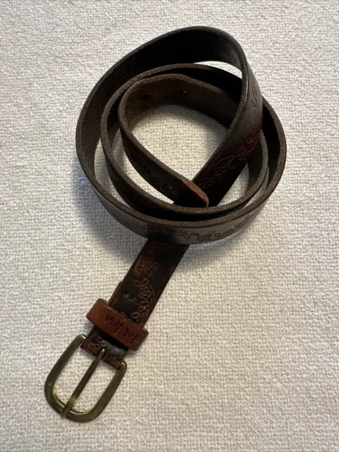 FAT FACE BROWN Genuine Leather Belt. Size M 19.99 PicClick UK
