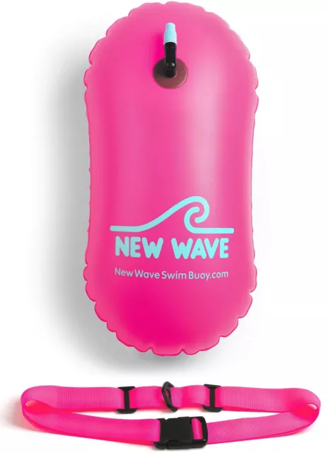 New Wave Swim Bubble for Open Water Swimmers and Triathletes - Pink