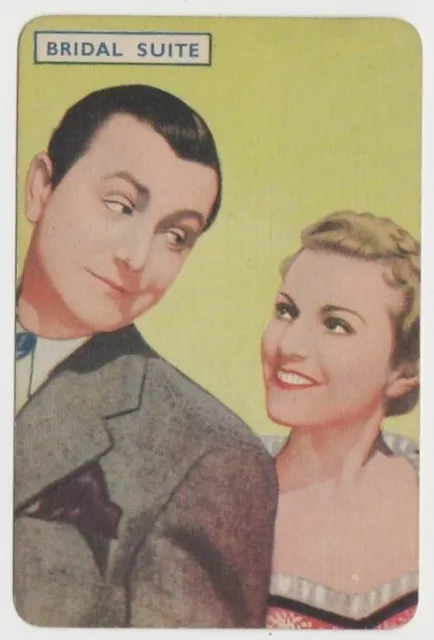 Robert Young + Annabella 1939 Film Fantasy Game Card - Bridal Suite #1