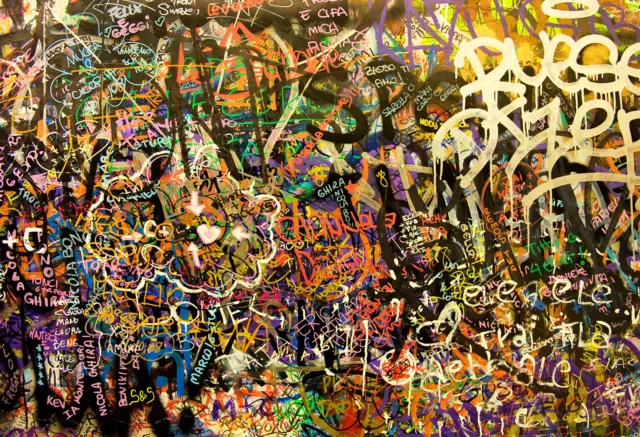 graffiti wall urban street art PRINT POSTER a1 painting