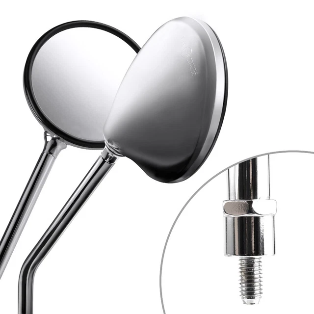 OEM replace rétros convex steel PAIR (L+R) pour Vespa Gtv Via Montenap 300cc 10