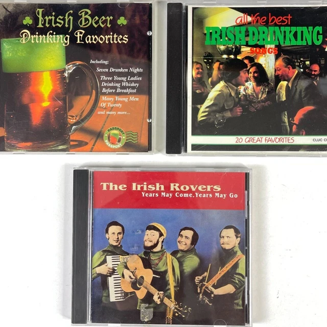 The Irish Rovers Best Fave Beer Drinking Songs 3 CD Lot Ireland Years May Come