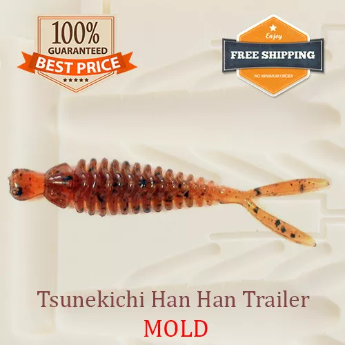 TSUNEKICHI HAN HAN Trailer Worm Bait Mold Fishing Soft Plastic Lure 61-75 mm  $22.99 - PicClick