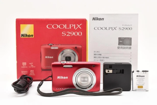Nikon COOLPIX S2900 レッド SDカード8GB付き Nikon COOLPIX S2900 レッド SDカード8GB付き - メルカリ