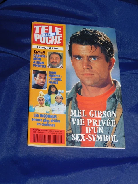 TELE POCHE N° 1394/251092 MEL GIBSON LES INCONNUS MURIEL ROBIN