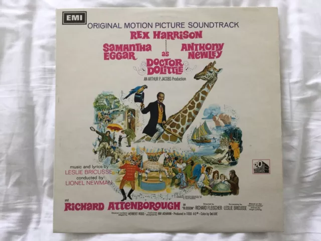 Doctor Dolittle  Ost 1967 Lp Mono Laminated Flipback Leslie Bricusse Free Ukpost