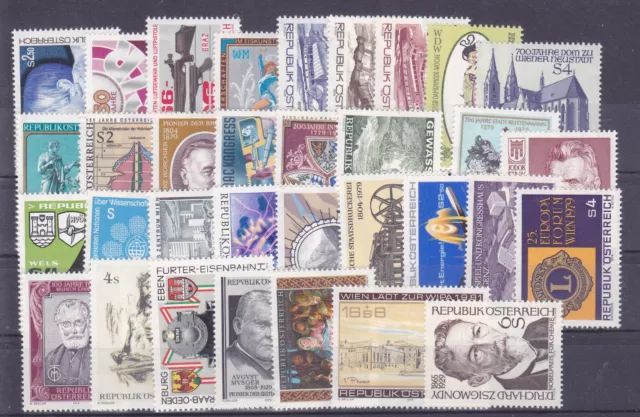 Österreich  Lot aus dem Jahr 1979  postfrisch siehe  Scan