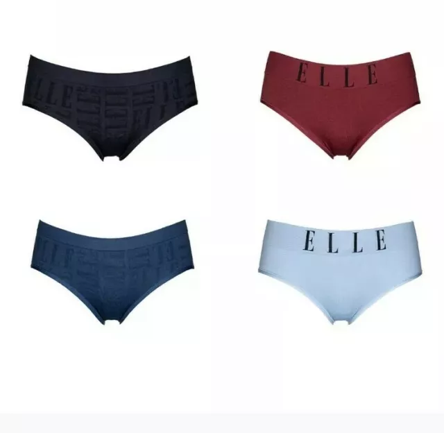 ELLE WOMEN'S SEAMLESS 4 Pack Bikini Brief in XL. Elle ladies Underwear  £20.00 - PicClick UK