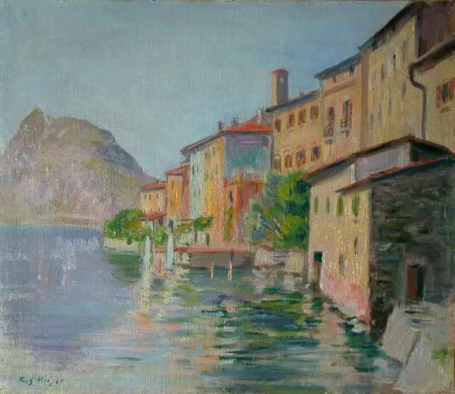 Fritz MEIJER (1900-1969) Am Luganersee.