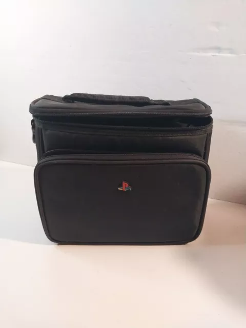 Playstation PS1 PS2 Handle Carrying Case Travel Storage Bag Vintage