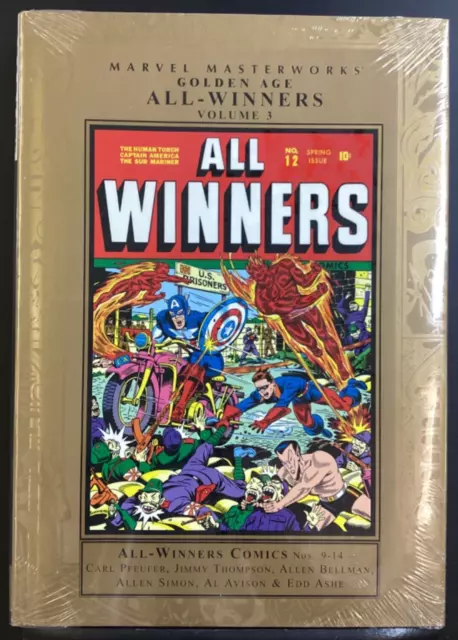 Marvel Masterworks Golden Age All-Winners Comics Vol. 3 Nos. 9-14 HC - 2008