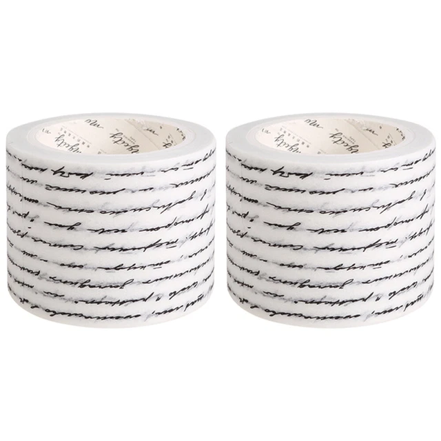 2 Rollen von Klebebänder dekorative Washi Tapes Notebook-Bänder Pro Dekoration
