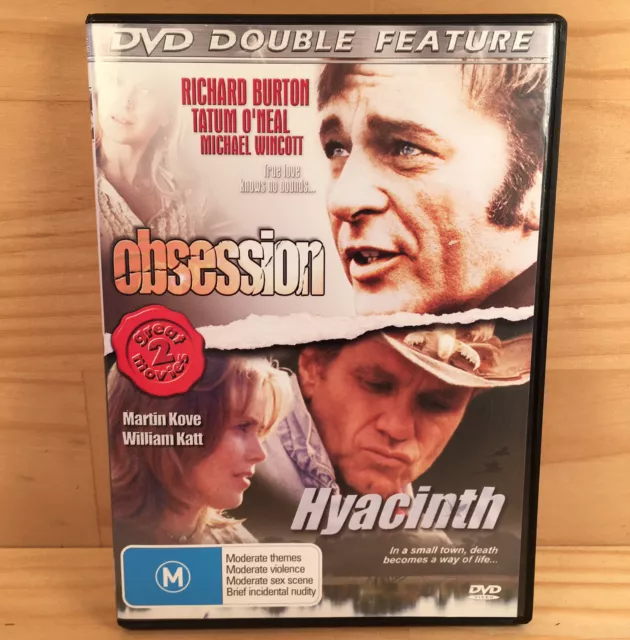 OBSESSION + HYACINTH Action Adventure Crime Drama DVD Movie Set Films