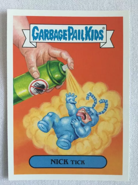 Garbage Pail Kids 2019 Topps Sticker We Hate The ‘90s Cartoons Nick Tick 4a