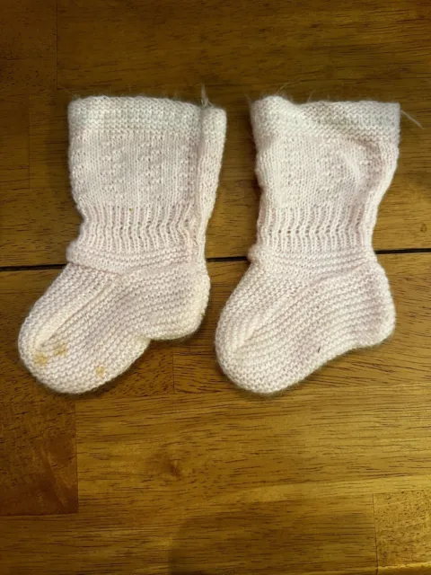 Vintage Crochet Baby Socks: 1960’s - 1970’s