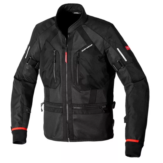 Blouson Moto Été Spidi Tech Armor Perforé T277 Noire