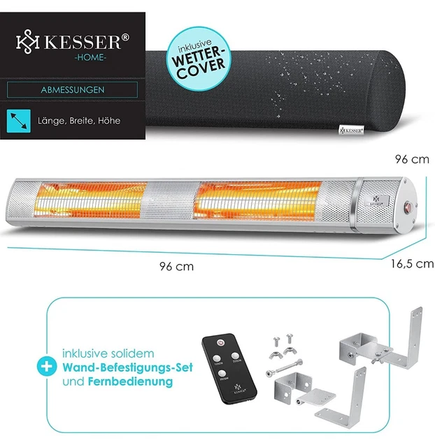 Kesser Infrarot Heizstrahler IR- 3000W-S 7