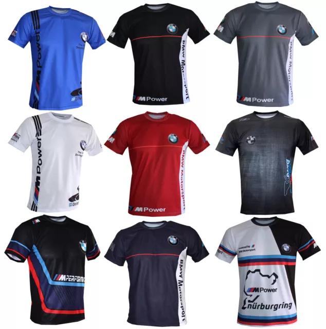 BMW M-Power Logo on T-shirt Maglietta Camiseta Racing Tuning Mpower Gift Idea