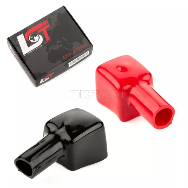 Polo Batterie Copertoni Tappi Set Rosso Nero Negativo Positivo per Peugeot