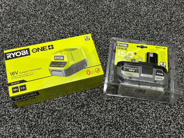 Ryobi rb18l40 18v one+ top lithium+ 4.0 ah battery