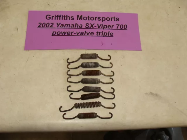 2002 YAMAHA 700 pv triple SXViper SX viper SXV exhaust pipe springs mount