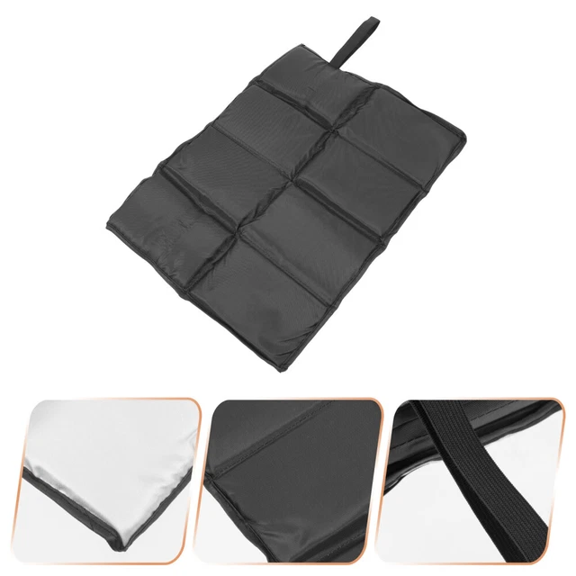 Alfombra de picnic Oxford tela lavable base de picnic negra