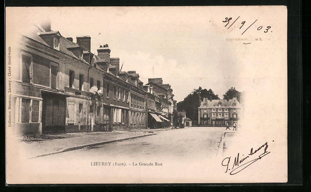 CPA Lieurey, La Grande Rue