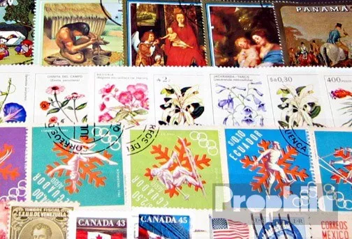 Briefmarken Amerika 200 verschiedene Marken