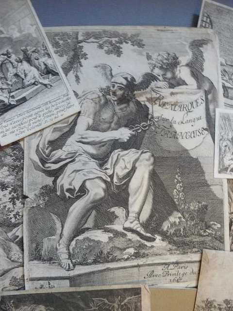 22 gravures 17eme et 18eme a restaurer 8